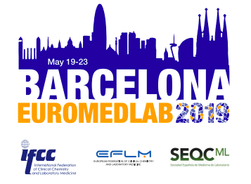 Приём тезисов на конгресс IFCC-EFLM EuroMedLab Barcelona 2019.