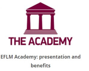 14 ноября 2019 года состоится вебинар, посвящённый созданию Академии EFLM